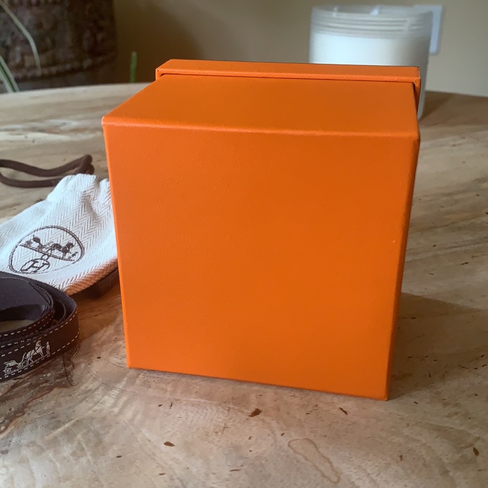 HERMÈS Jewelry Giftbox set w/pouch, ribbon - - Picture 7 of 11